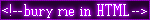 bury me in html